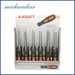 پیچ گوشتی سر تعویض شو دوطرفه 2 عددی A-Kraft