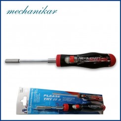 پیچ گوشتی جغجغه ای سر تعویض شو 13 عددی A-Kraft